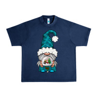 Navy winter gnome with snow globe Urban Heavy Tee - NancyCooperArtShop
