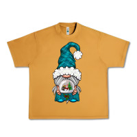 Peanut Butter winter gnome with snow globe Urban Heavy Tee - NancyCooperArtShop