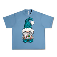 Pebble Blue winter gnome with snow globe Urban Heavy Tee - NancyCooperArtShop