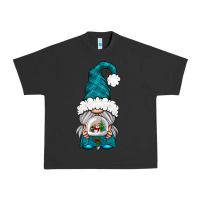 Pigment Black winter gnome with snow globe Urban Heavy Tee - NancyCooperArtShop