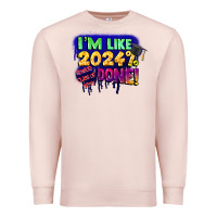 Pale Pink i'm like 2024 done Premium Sweatshirt - CowGirlArtShop