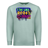 Seafoam i'm like 2024 done Premium Sweatshirt - CowGirlArtShop