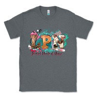 Charcoal Heather lpn licensed practical nurse western Classic Tee - NancyCooperArtShop