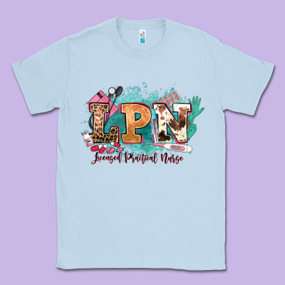 Lpn Licensed Practical Nurse Western Classic Tee Designed By Nancycooperartshop