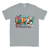 Heather Grey lpn licensed practical nurse western Classic Tee - NancyCooperArtShop