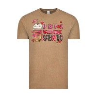 Vintage Coffee v is for valentine venti coffee cup Vintage Tee - MaliasSmallBusiness
