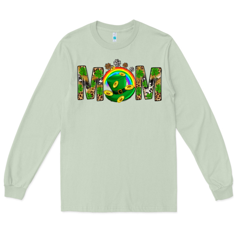Western Mom With Shamrock Long Sleeve Tee by BundleAndBundleShop | Teevron