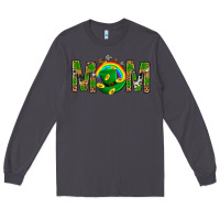 Smoke Western Mom With Shamrock Long Sleeve Tee - BundleAndBundleShop
