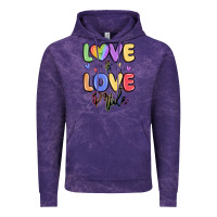 Cloud Purple love is love pride Vintage Hoodie - MaliasSmallBusiness
