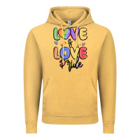 Vintage Mustard love is love pride Vintage Hoodie - MaliasSmallBusiness