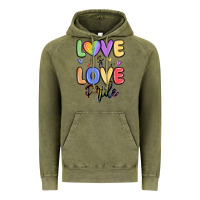 Vintage Olive love is love pride Vintage Hoodie - MaliasSmallBusiness
