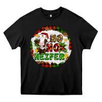 Black Christmas ho ho heifer Heavy Core Tee - Artiststas