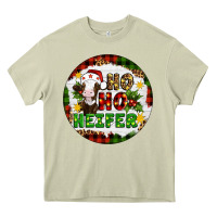 Mossy Christmas ho ho heifer Heavy Core Tee - Artiststas