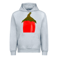 Heather Grey Chilli Pepper Fa Element Urban Hoodie - FaDigitalArtStudio