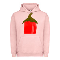 Pigment Salmon Chilli Pepper Fa Element Urban Hoodie - FaDigitalArtStudio