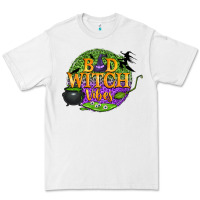 White bad witch vibes Premium Tee - BundleAndBundleShop
