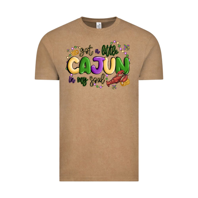 Got A Little Cajun In My Soul Vintage Tee by MaliasSmallBusiness | Teevron