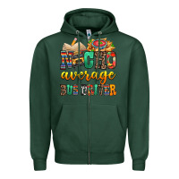 Sports Green Nacho Average Bus Driver Zipper Hoodie - texasbilliewilder