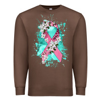 Chestnut cancer ribbon Premium Sweatshirt - CowGirlArtShop