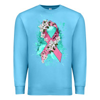 Cancer Ribbon Premium Sweatshirt | Teevron