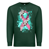 Sports Green cancer ribbon Premium Sweatshirt - CowGirlArtShop