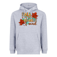 Heather Grey fall is my second favorite f word Heavyweight Hoodie - CowGirlArtShop