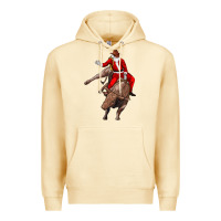 Pina Colada santa riding a bull Premium Hoodie - CowGirlArtShop
