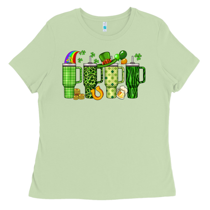 Obsessive Cup Disorder St Patrick S Day Ladies Tee by Artiststas | Teevron