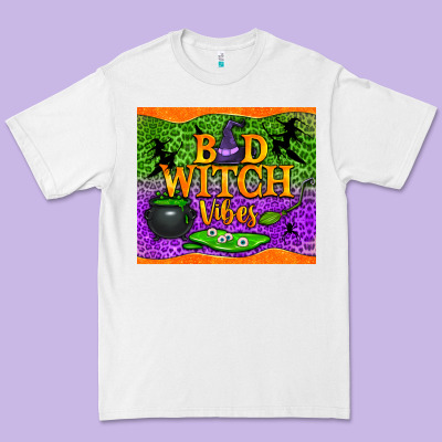 Bad Witch Vibes Tumbler Premium Tee Designed By Bundleandbundleshop