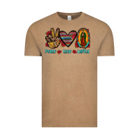 Vintage Coffee peace love lupita Vintage Tee - JahusDesignShop