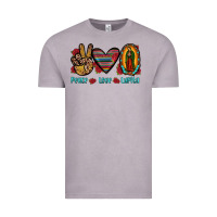 Vintage Zinc peace love lupita Vintage Tee - JahusDesignShop