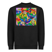 Black Pride LGBTQ+ Peace Tumbler Heavyweight Sweatshirt - BundleAndBundleShop