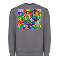 Storm Pride LGBTQ+ Peace Tumbler Heavyweight Sweatshirt - BundleAndBundleShop