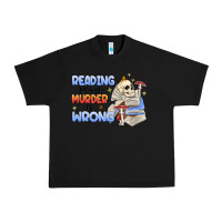 Black reading because murder is wrong Urban Heavy Tee - MaliasSmallBusiness