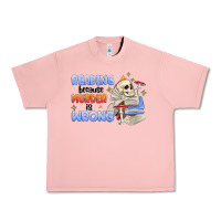 Salmon reading because murder is wrong Urban Heavy Tee - MaliasSmallBusiness