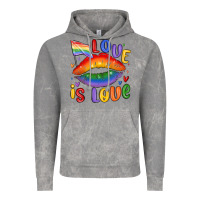 Cloud Rock love is love lips Vintage Hoodie - MaliasSmallBusiness