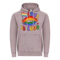 Vintage Zinc love is love lips Vintage Hoodie - MaliasSmallBusiness