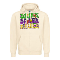 Sandshell Drink drank drunk Zipper Hoodie - NancyCooperArtShop