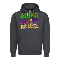 Smoke Drink drank drunk Zipper Hoodie - NancyCooperArtShop
