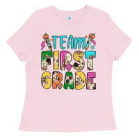 Bubblegum Pink team first grade Ladies Tee - JahusDesignShop