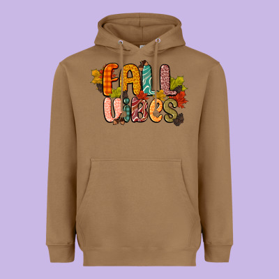 Fall Vibes Heavyweight Hoodie Designed By Cowgirlartshop