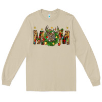 Mushroom Western Mom With Reindeer Long Sleeve Tee - BundleAndBundleShop