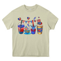 Mossy 4th of july coffee cups Heavy Core Tee - AdoDesignShop