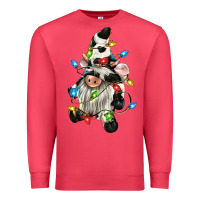 Cardinal christmas cow gnome Premium Sweatshirt - CowGirlArtShop