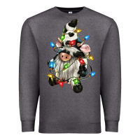Charcoal Heather christmas cow gnome Premium Sweatshirt - CowGirlArtShop