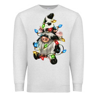 Oatmeal Heather christmas cow gnome Premium Sweatshirt - CowGirlArtShop