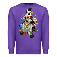 Purple christmas cow gnome Premium Sweatshirt - CowGirlArtShop