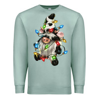 Seafoam christmas cow gnome Premium Sweatshirt - CowGirlArtShop