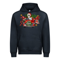 Navy merry christmas truck gnomies Urban Hoodie - FaDigitalArtStudio