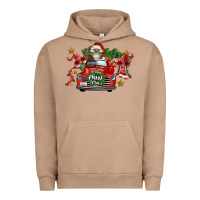 Pigment Burro merry christmas truck gnomies Urban Hoodie - FaDigitalArtStudio